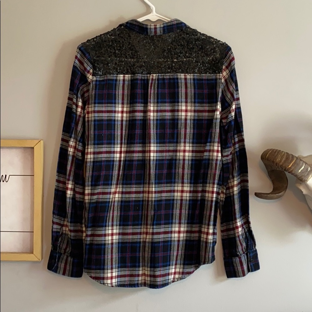 Express // Boyfriend Button Down Flannel - image 3